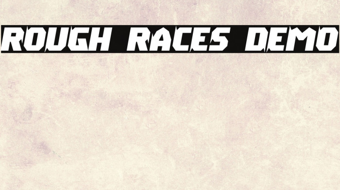 Rough Races Demo Example 2