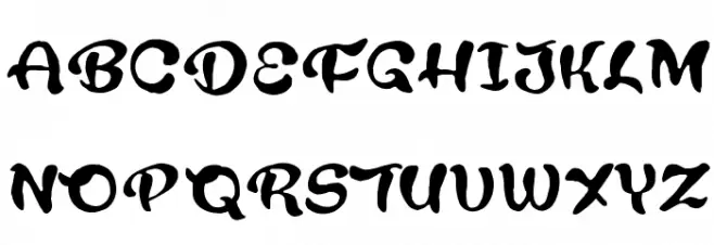 Rough Rakoon In PERSONAL USE Шрифта ВЕРХНИЙ