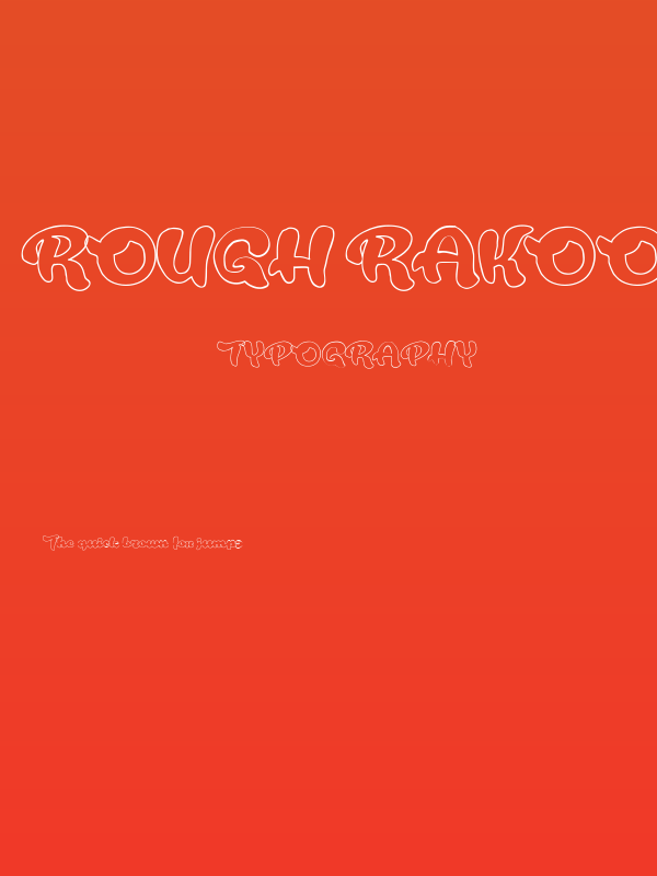 Rough Rakoon Out PERSONAL USE Poster