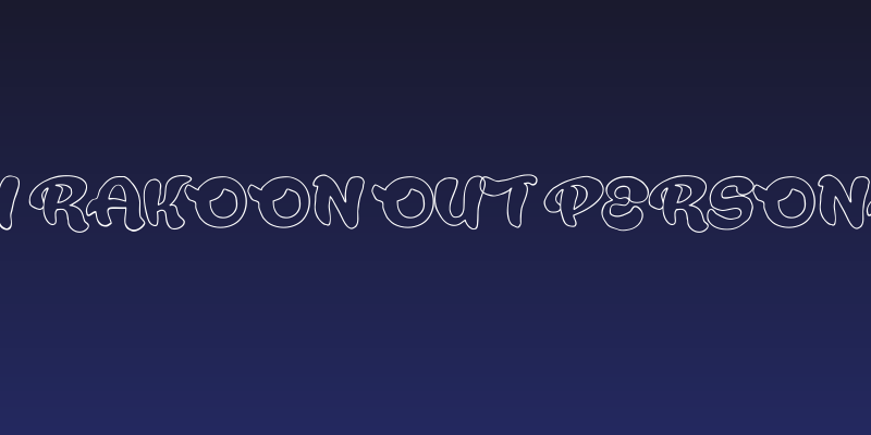 Rough Rakoon Out PERSONAL USE Social Header