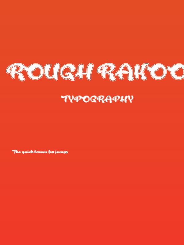 Rough Rakoon PERSONAL USE Poster