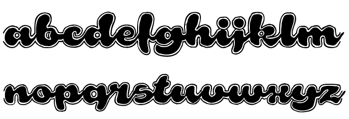 Rough Rakoon PERSONAL USE Font LOWERCASE