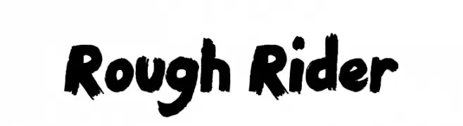Rough Rider  Frei Schriftart Herunterladen