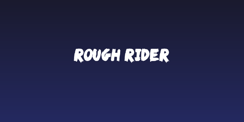 Rough Rider Social Header