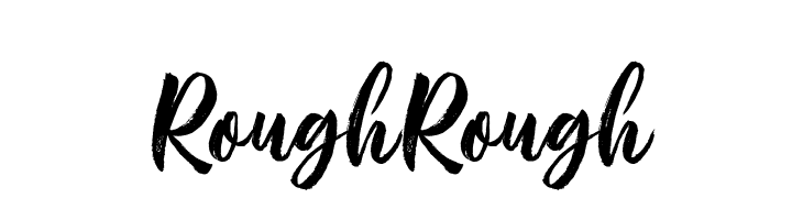 Rough Rough  Frei Schriftart Herunterladen
