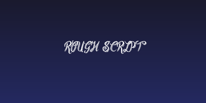 Rough Script Social Header