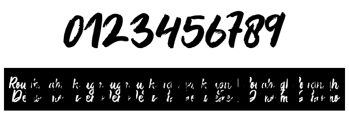 Rough Sketch Font OTHER CHARS
