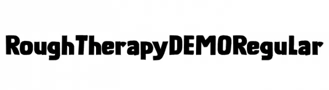 Rough Therapy DEMO Regular  Fuentes Gratis Descargar