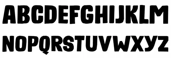 Rough Therapy DEMO Regular Font Litere mari