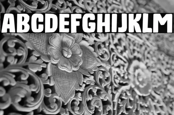 Rough Therapy DEMO Regular Font examples