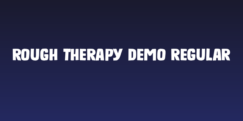 Rough Therapy DEMO Regular Social Header