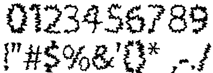 Rough Treatment Font OTHER CHARS