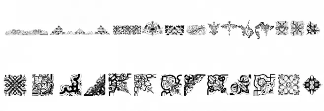 Rough Vignettes Regular 字体 小写