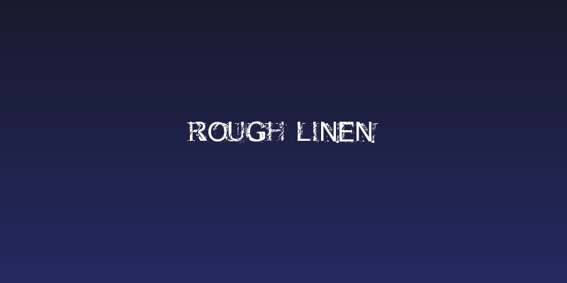 Rough linen Social Header