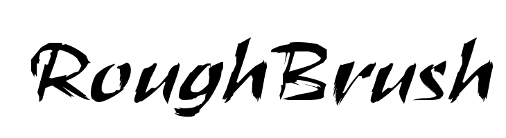 RoughBrush  नि: शुल्क फ़ॉन्ट्स डाउनलोड