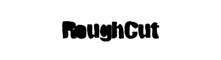 RoughCut Font