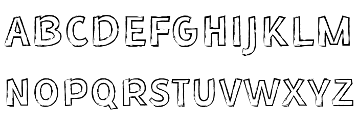 RoughEdges Font Litere mari
