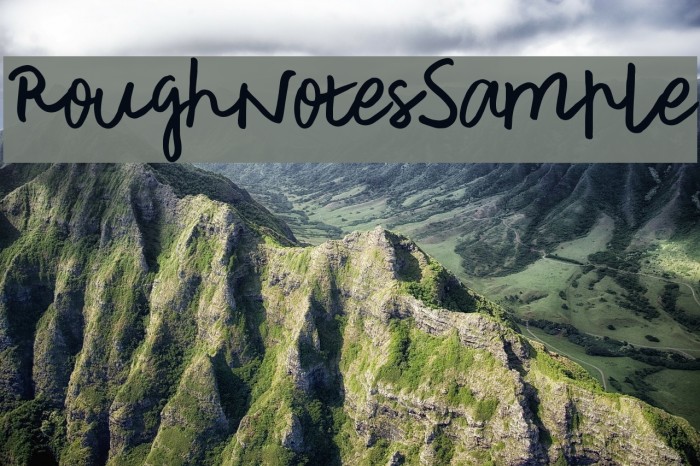 RoughNotesSample Example 1