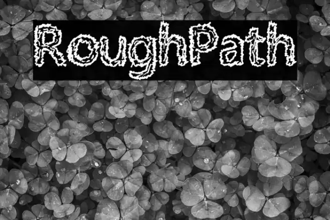 RoughPath Font examples