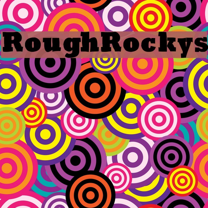 RoughRockys Font examples