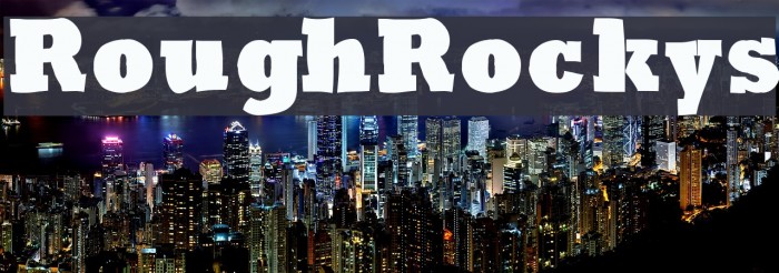 RoughRockys Font examples