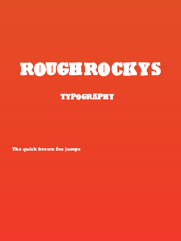 RoughRockys Poster