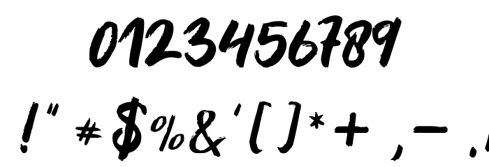 RoughSketch Font OTHER CHARS