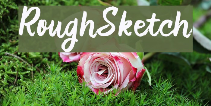 RoughSketch Font examples