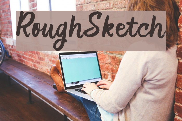 RoughSketch Font examples