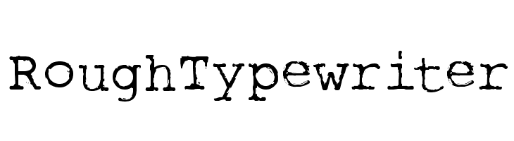 RoughTypewriter  免费字体下载