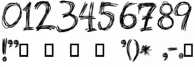 Roughage-Serif フォント その他の文字