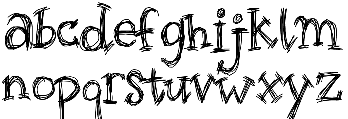 Roughage-Serif Font LOWERCASE