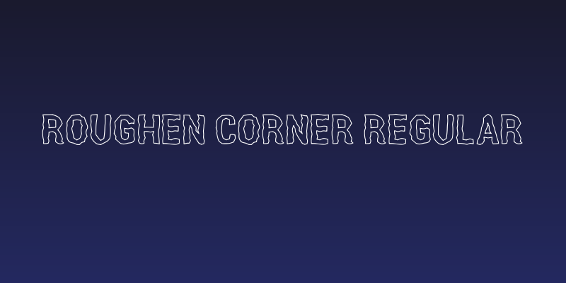Roughen Corner Regular Social Header