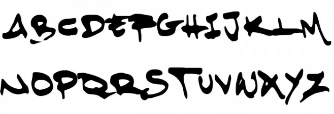 Roughen PERSONAL USE ONLY 字体 大写