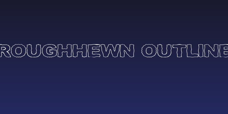 Roughhewn Outline Social Header
