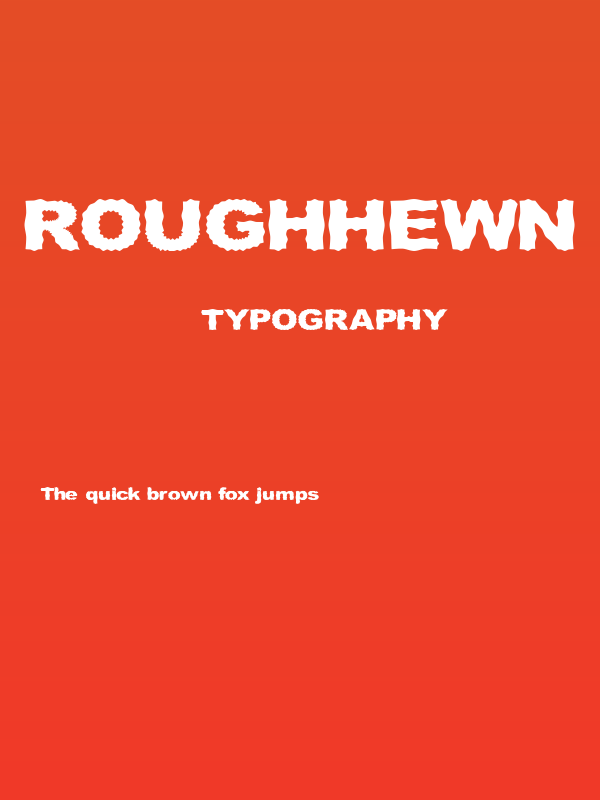 Roughhewn Poster