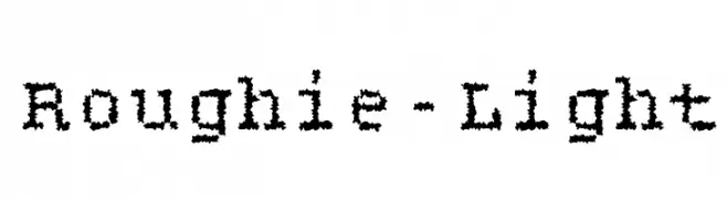 Roughie-Light  Frei Schriftart Herunterladen