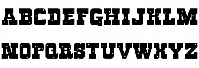 Roughknight خط أحرف كبيرة