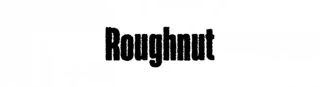 Roughnut  Frei Schriftart Herunterladen