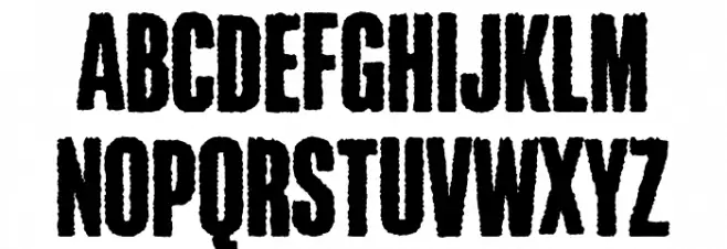 Roughnut Fonte MAIÚSCULAS