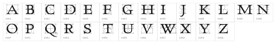 Roughwork Demo Character Map