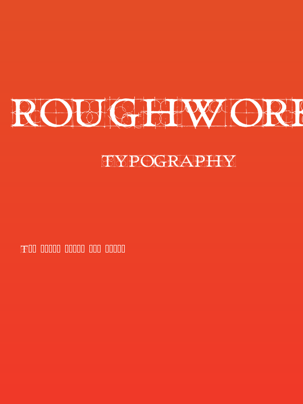 Roughwork Demo Poster
