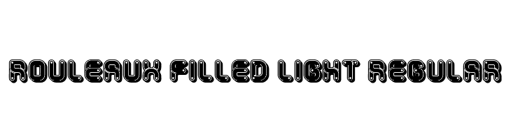 Rouleaux Filled Light Regular  Скачать бесплатные шрифты