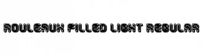 Rouleaux Filled Light Regular Fonte