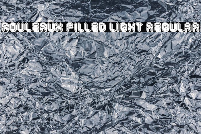 Rouleaux Filled Light Regular Example 1