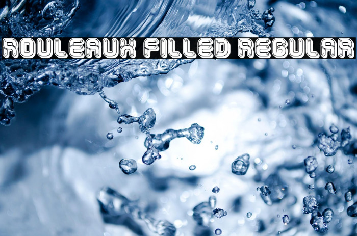 Rouleaux Filled Regular Example 1