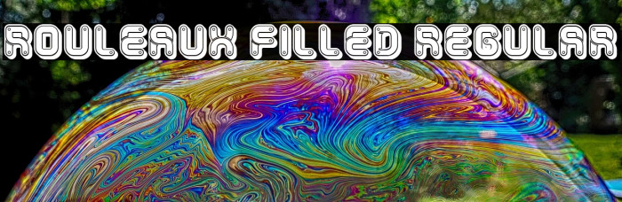 Rouleaux Filled Regular Example 3