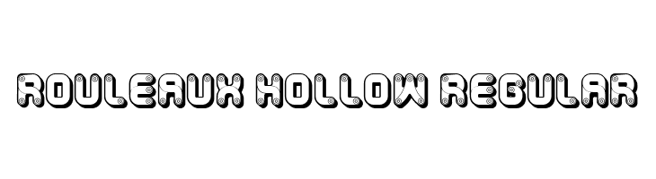 Rouleaux Hollow Regular フォント