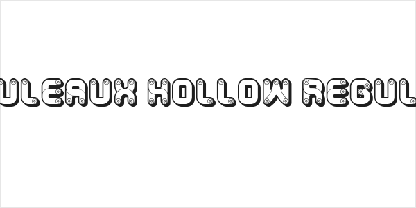 Rouleaux Hollow Regular Logo