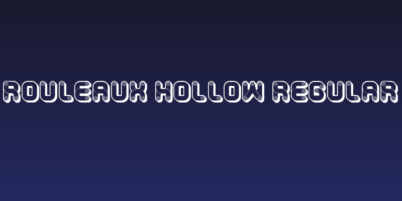 Rouleaux Hollow Regular Social Header